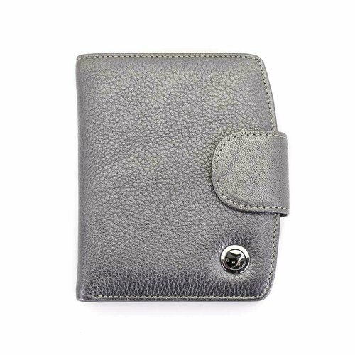 фото Кошелек sergio valentini, фактура гладкая, серебряный