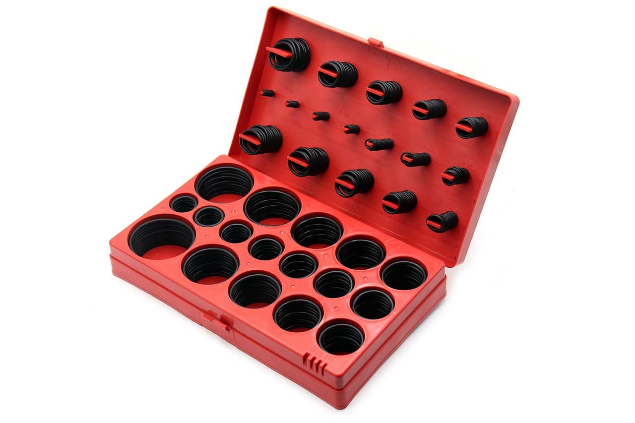 Набор колец уплотнительных резиновых Дюйм. (№8В) (407шт)