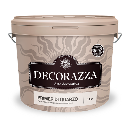 Грунтовка для стен, белая, Decorazza Primer di Quarzo, 14 кг