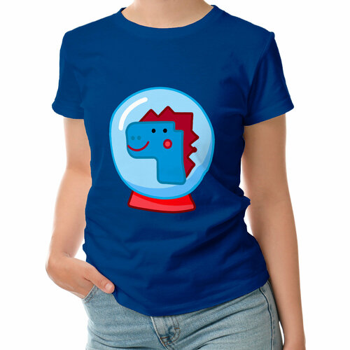 фото Футболка roly, размер l, синий