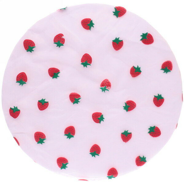 Шапочка для душа «Ультрамарин - Strawberry», микс 3 цвета, d-24 см (двухсторонняя, внутренний слой EVA)