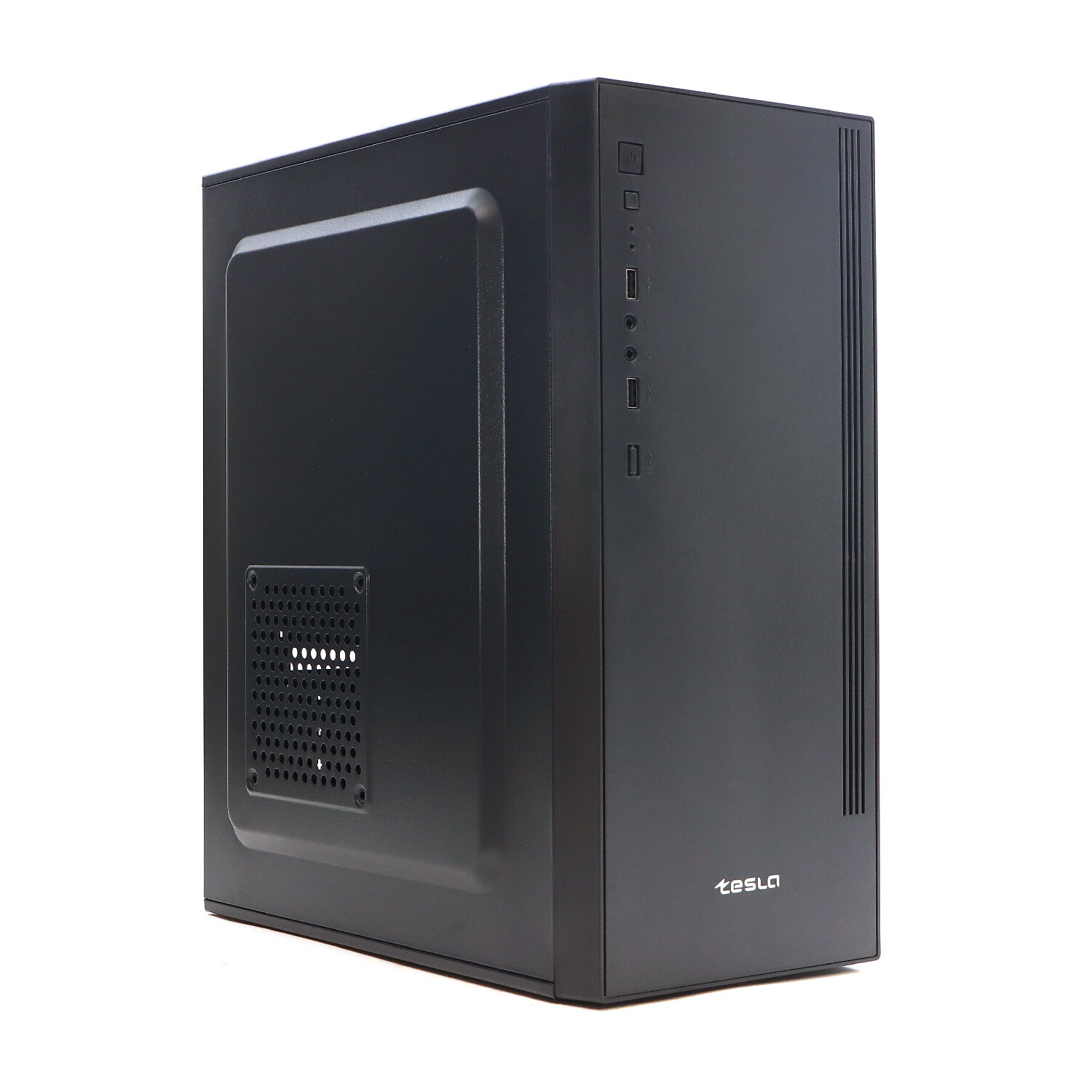 Корпус TESLA 3203BM ATX, Midi-Tower, без БП черный (TSL-3203-BM)