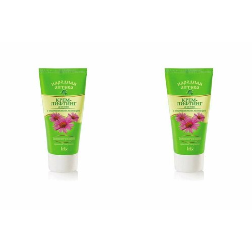 Iris Cosmetic Крем-лифтинг для век Тонизирующий с экстрактом эхинацеи 50 мл 2шт 540₽