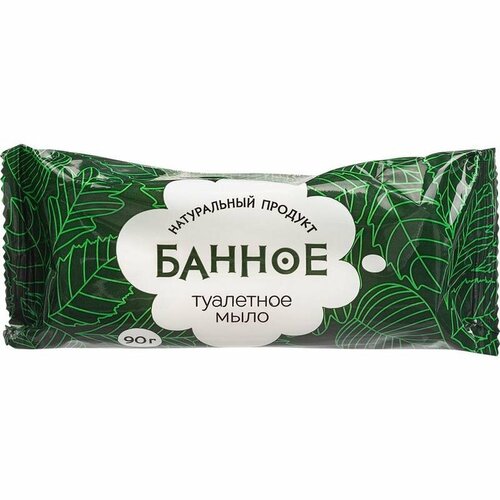 Мыло кусковое туалетное Донагропродукт Банное, 90г, флоу-пак, 90шт. (303242) мыло кусковое рецепты чистоты дегтярное 90 г