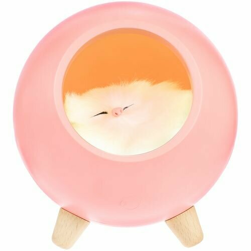 Беспроводная лампа-колонка Right Meow розовая 249900₽