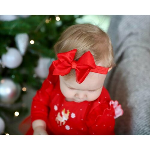 Повязка на голову Красная