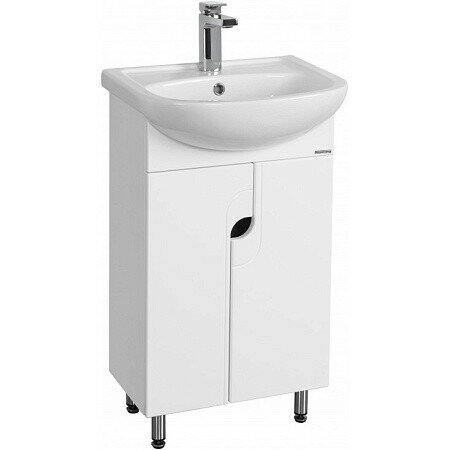 фото Тумба Акватон Панда 50 1A0537K1PD010 с раковиной (1A053701PD010+131201S0011B0) (2 коробки)