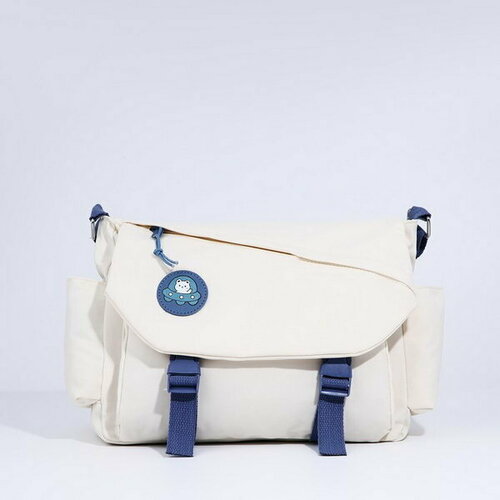 фото Сумка мессенджер сима-ленд, белый сима-лэнд