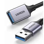 Кабель Ugreen US115 USB-A (male) - USB-A (female) (5 метров) чёрный (25285) - изображение