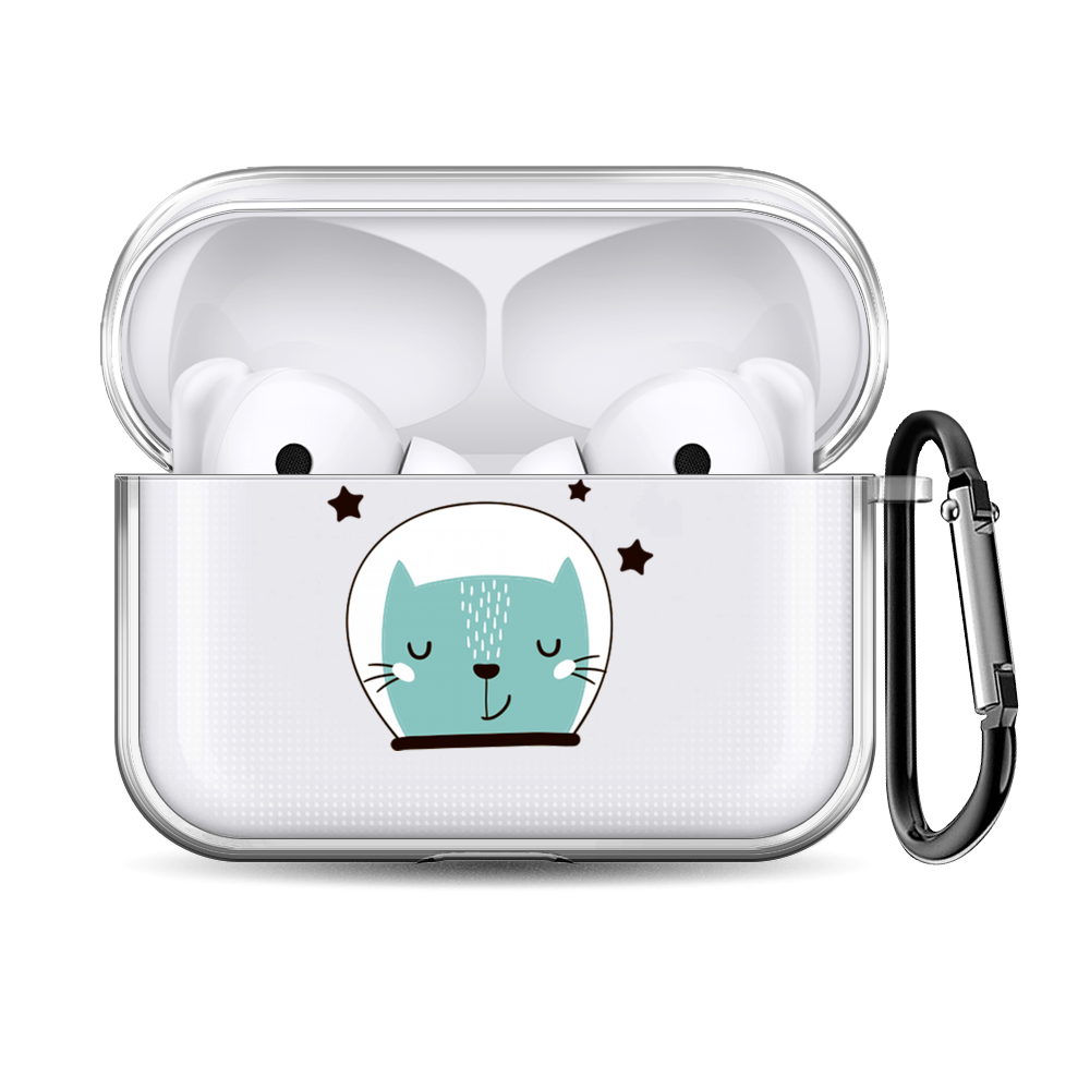 Чехол для наушников Honor Earbuds 2 Lite/2 SE "Котики космонавты" — фото 1