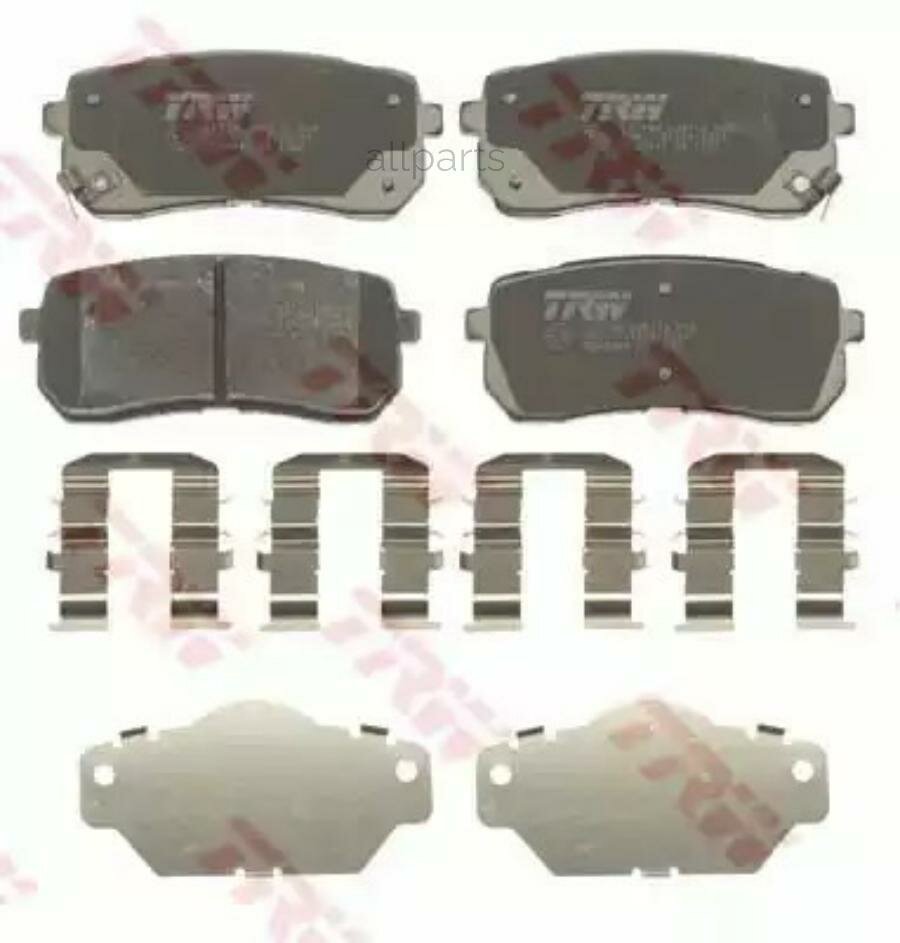 TRW GDB3449 Колодки торм. зад.