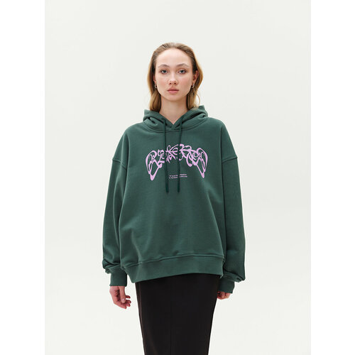 фото Худи pl storage, размер 3 | l — l +, зеленый, розовый