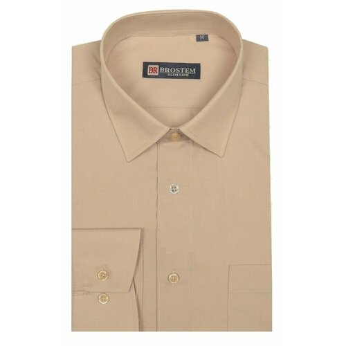 фото Рубашка brostem, размер 39/40, бежевый