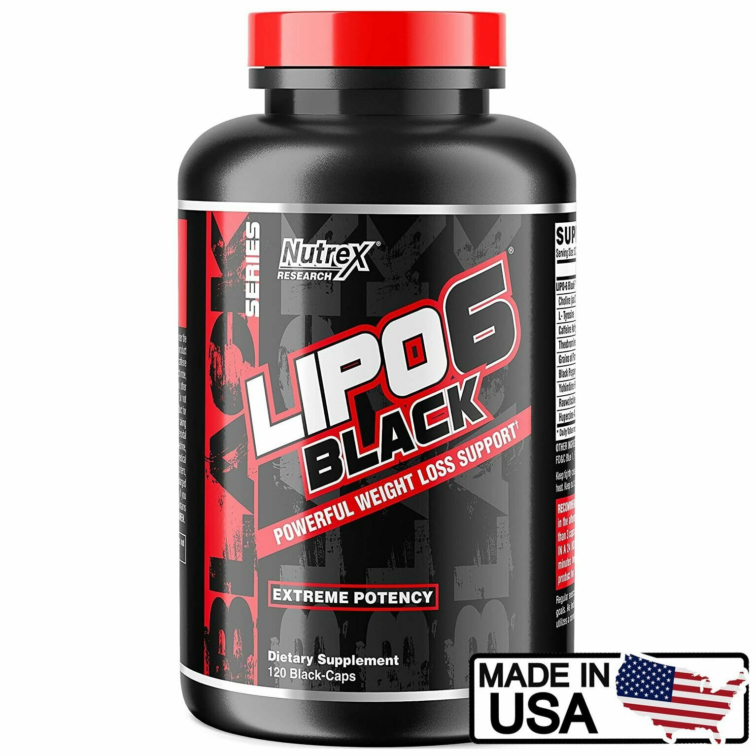 Жиросжигатель Lipo-6 Black 120 капсул