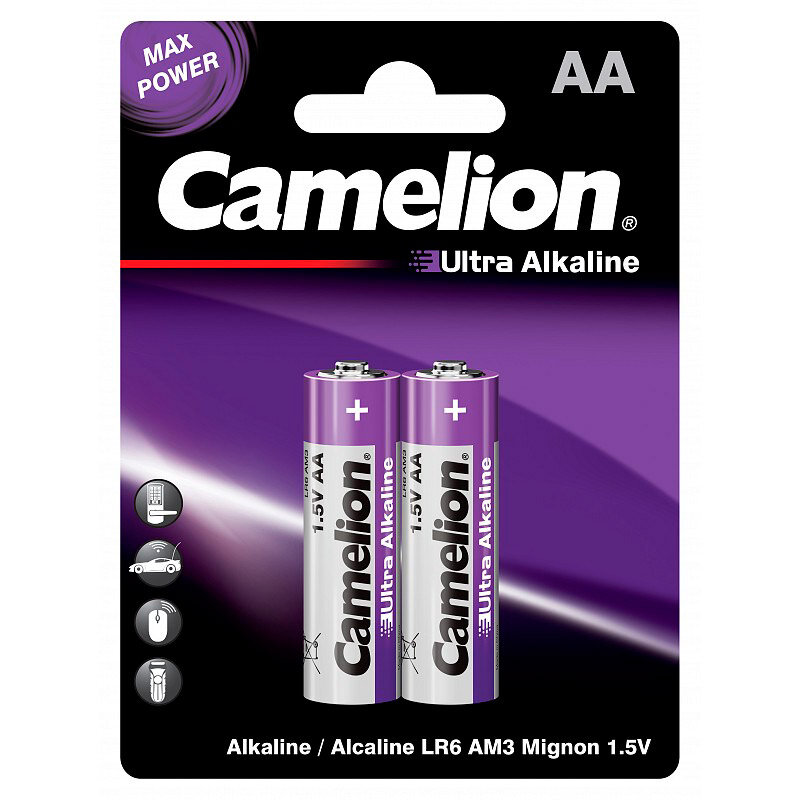 Батарейка АА - Camelion Ultra LR6-BP2UT (2 штуки)