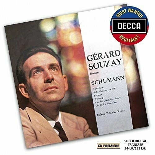 AUDIO CD Schumann: Dichterliebe and other songs - Decca Most Wanted Recitals Vol. 43. 1 CD