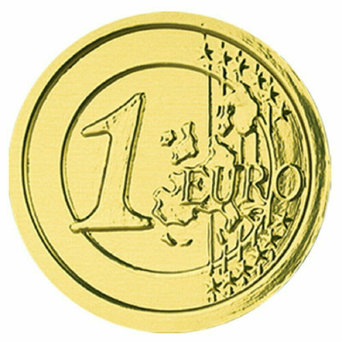 Шоколад порционный Монеты в банке Евро, 6г/120 шт.
