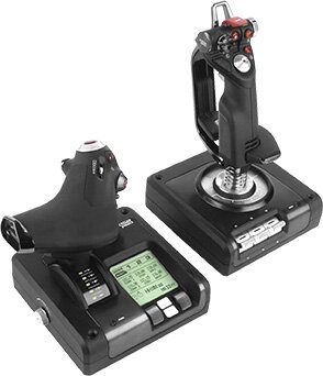 Джойстик LOGITECH G Saitek X52 Pro Flight Control System USB (945-000003)