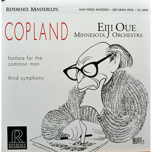 Виниловая пластинка Copland: Symphonie Nr.3; Fanfare For The Common Man (200g). 1 LP copland fanfare appalachian spring rodeo hindemith symphonische metamorphosen