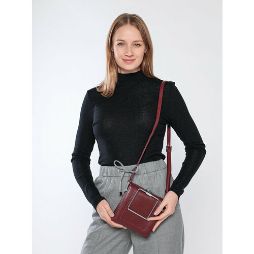 фото Сумка мессенджер valle mitto 23.2-7810078, красный