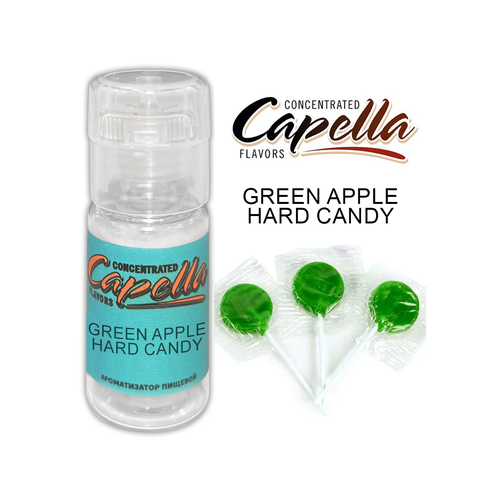 Green Apple Hard Candy (Capella) - Ароматизатор пищевой 10мл