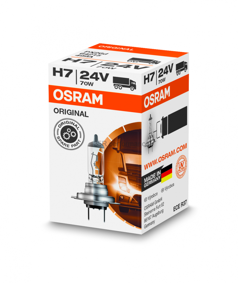 Лампа H7 24v 70w Px26d Original Line Качество Оригинальной З/Ч (Оем) 1 Шт. Osram арт. 64215