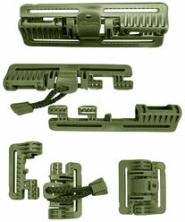 Комплект системы быстрого сброса для бронежилета или плитника (хаки)