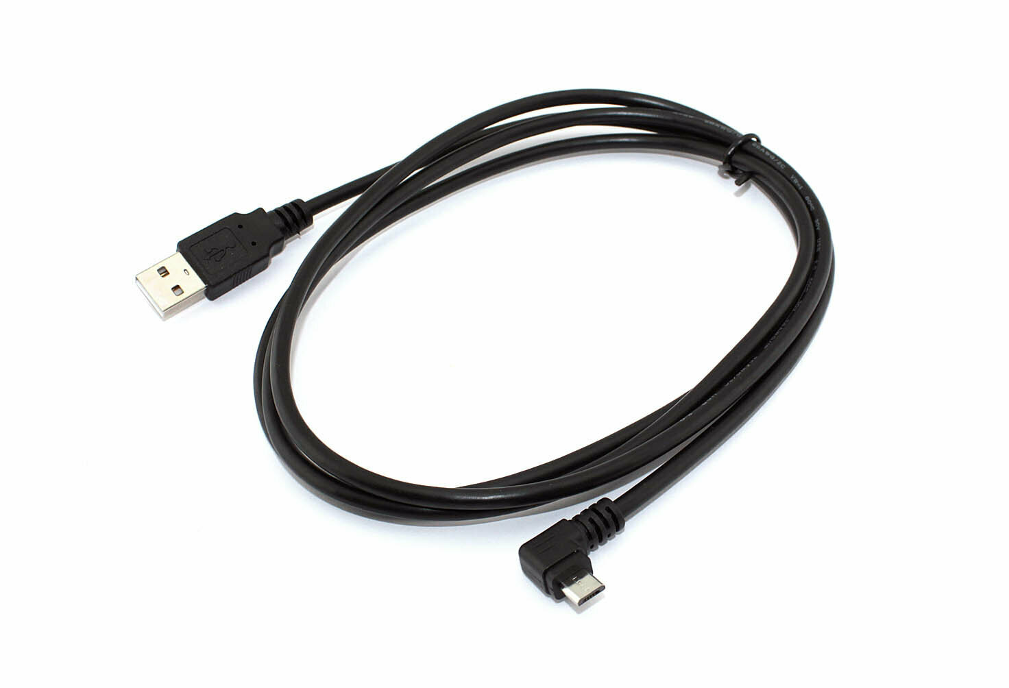 Кабель USB Type A на Micro USB угол вправо 1,5 м