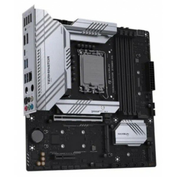 Материнская плата mATX MAXSUN (LGA1700, Z790, 4*DDR5 (7000), 4*SATA 6G RAID, 5*M.2, 2*PCIE, 2.5Glan, WiFi, BT, HDMI, DP, USB - фото №2