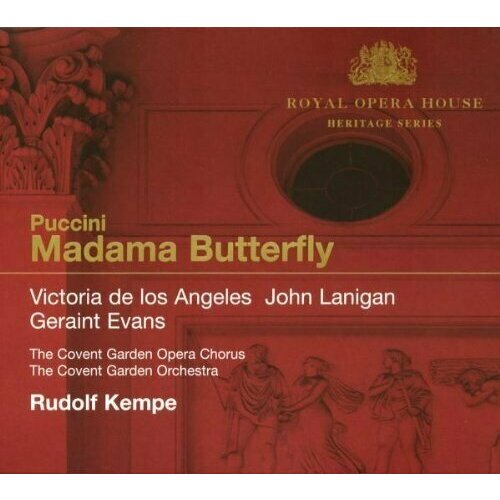 AUDIO CD Puccini: Madama Butterfly -Rudolf Kempe, Covent Garden Orchestra