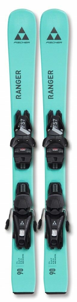 Детские горные лыжи с креплением Fischer RANGER FR JR SLR + FJ7 AC SLR (130см)