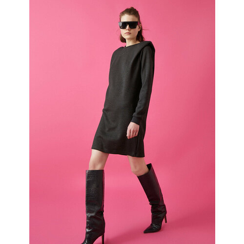 фото Платье koton, размер s, черный, серый