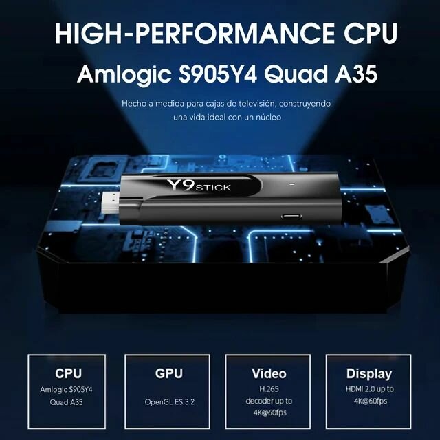 Смарт ТВ-приставка с Android TV 11 с Dolby Audio/ 2+16G/Google Play/AMLOGIC S905Y4 — фото 5