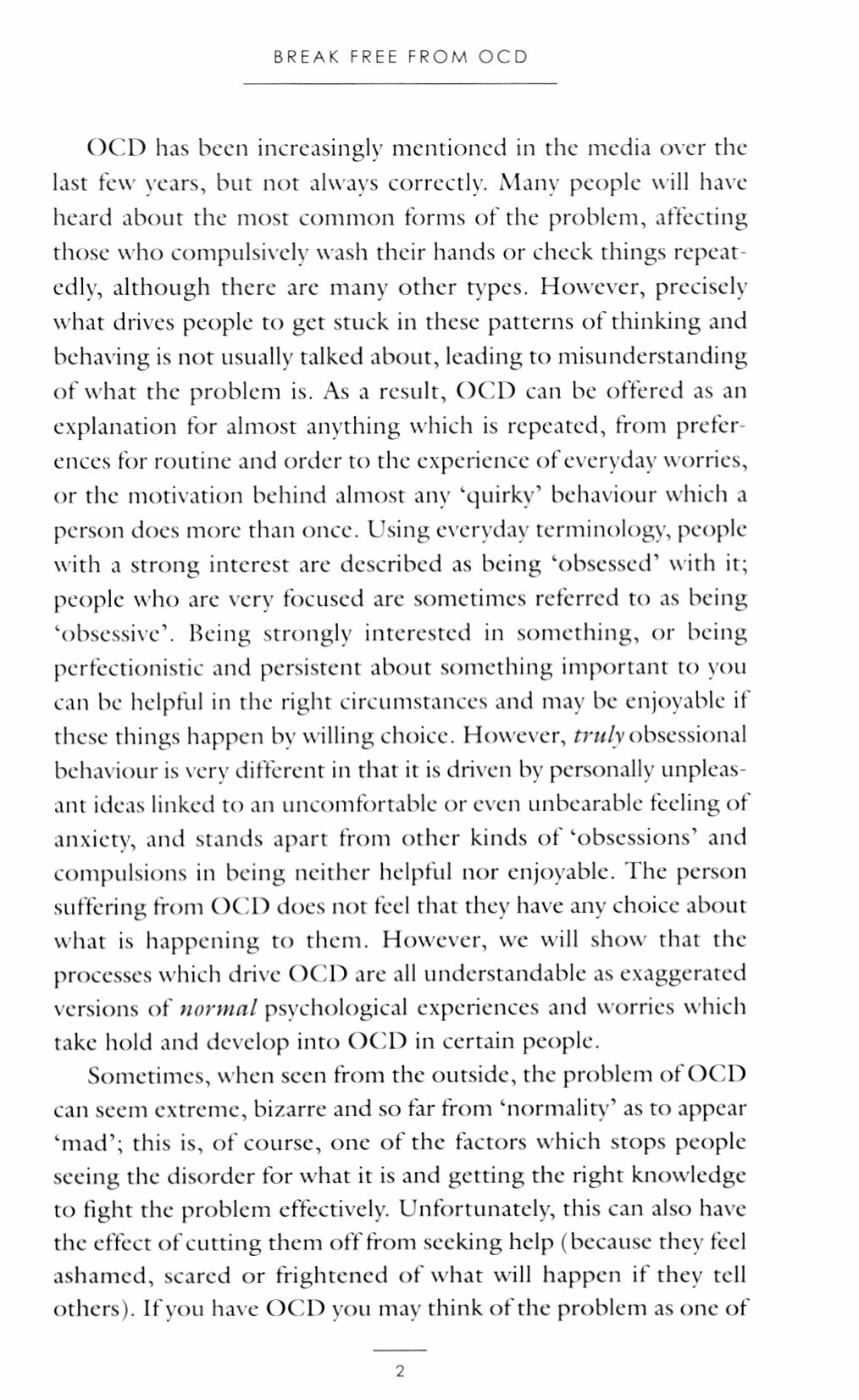 Break Free from OCD. Overcoming Obsessive Compulsive Disorder with CBT / Книга на Английском - фото №2
