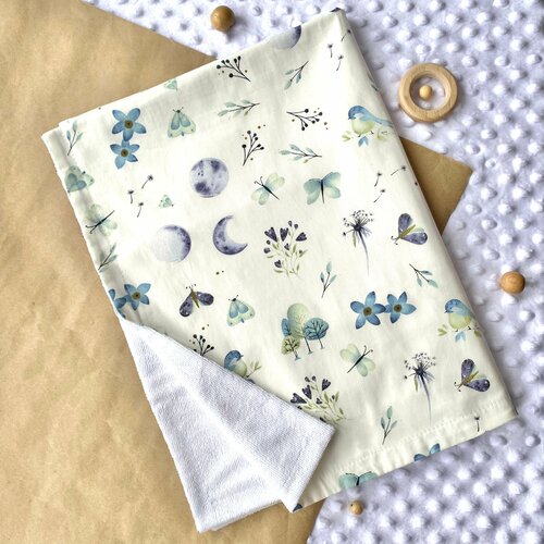 Непромокаемая многоразовая пелёнка Птички размер 80х60 Muska 789₽