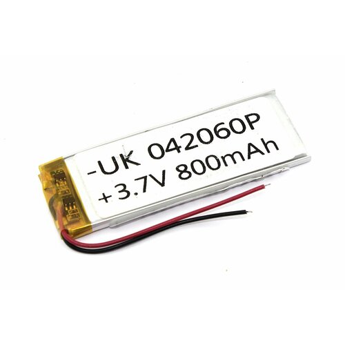 Аккумулятор Li-Pol (батарея) 4*20*60мм 2pin 3.7V/800mAh аккумулятор li pol gopower lp305060 pk1 3 7v 800mah