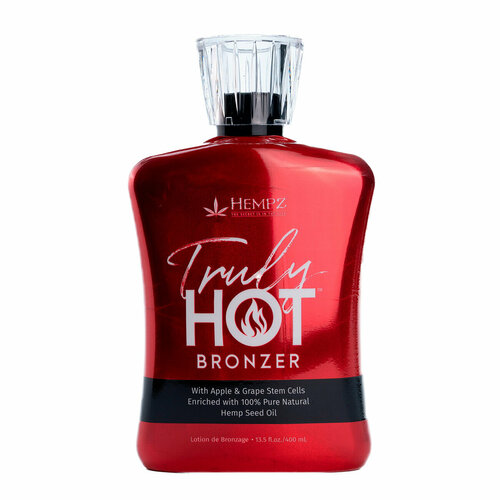 HEMPZ, Омолаживающий крем-тингл для загара c комплексным бронзированием Truly HOT, 400 мл