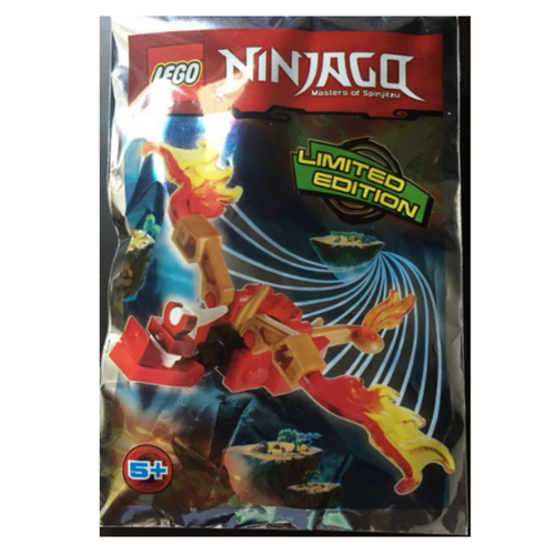 конструктор lego foil pack 561911 пекарня оливии 38 дет Конструктор LEGO NinjaGo 891613 Дракон Кая