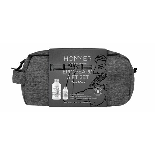 шампунь для бороды 250 мл insight man beard cleanser 250 ml Набор для ухода за бородой / Hommer Home Island Epic Beard Gift Set