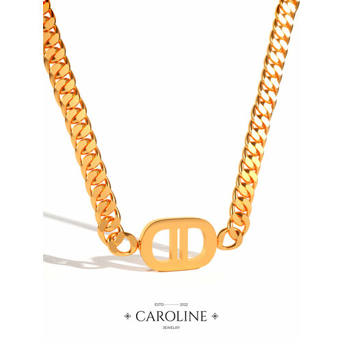 фото Цепь caroline jewelry, длина 43 см., золотой