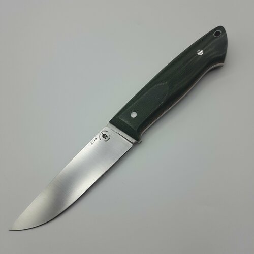 Нож туристический охотничий сталь К-110, цельнометаллический, микарта