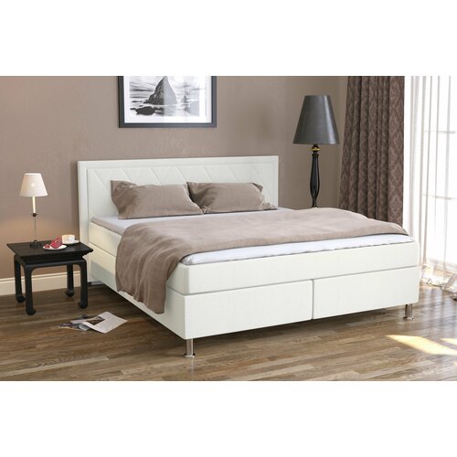 Двуспальная кровать Сарин с матрасом и топпером, 180х200