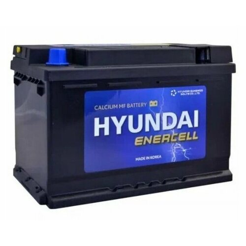Аккумулятор автомобильный Hyundai CMF 57412 75 А/ч 650 А обр. пол. Евро авто (278x175x190)