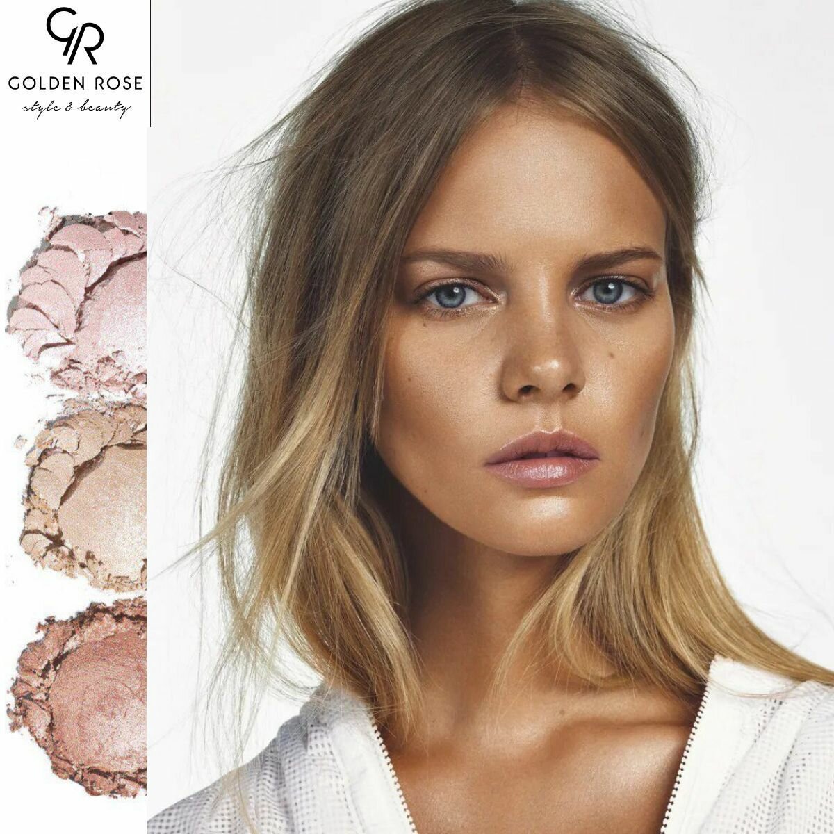 Палетка для стробинга GOLDEN ROSE STROBING HIGHLIGHTER PALETTE — фото 1