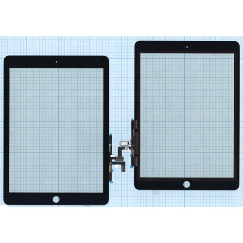 Сенсорное стекло (тачскрин) для iPad Air (A1474, A1475, A1476) черное OEM loudspeaker flex cable for ipad 5 air a1474 a1475 a1476 ipad5 loud speaker ringer buzzer flex cable replacement part