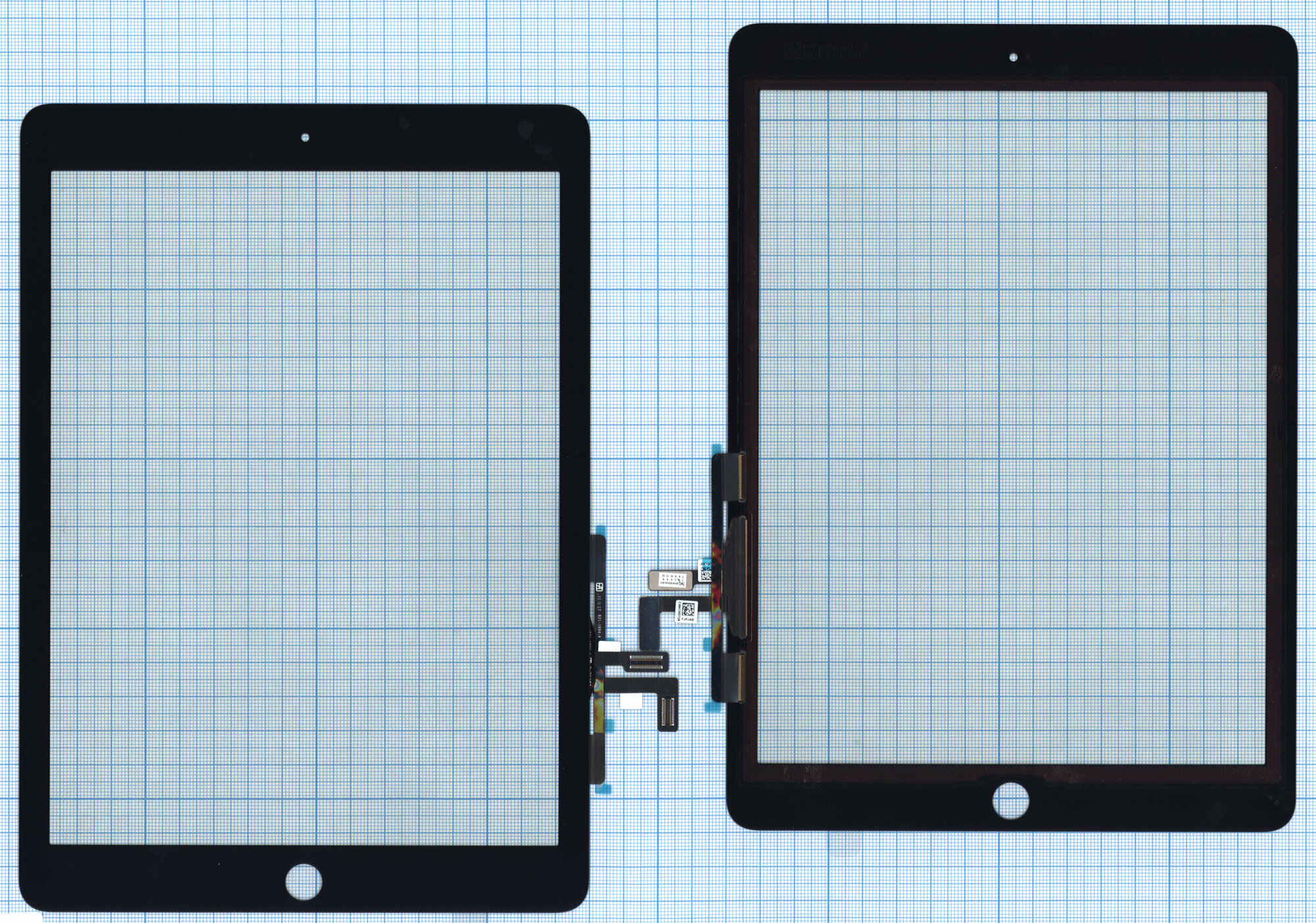 Сенсорное стекло (тачскрин) для iPad Air (A1474, A1475, A1476) черное OEM
