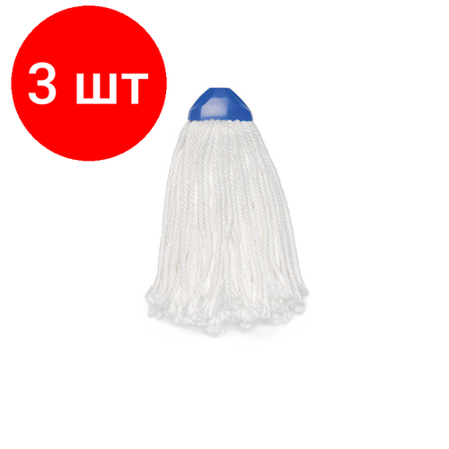 Комплект 3 штук, Насадка МОП Премиум I 100% микрофибра 180гр (ТВ-004-11)