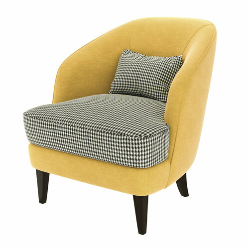 Кресло мягкое RUTA для отдыха дома в гостиную на ножках с подушкой мягкая мебель для интерьера дома комнаты для уюта 34238₽