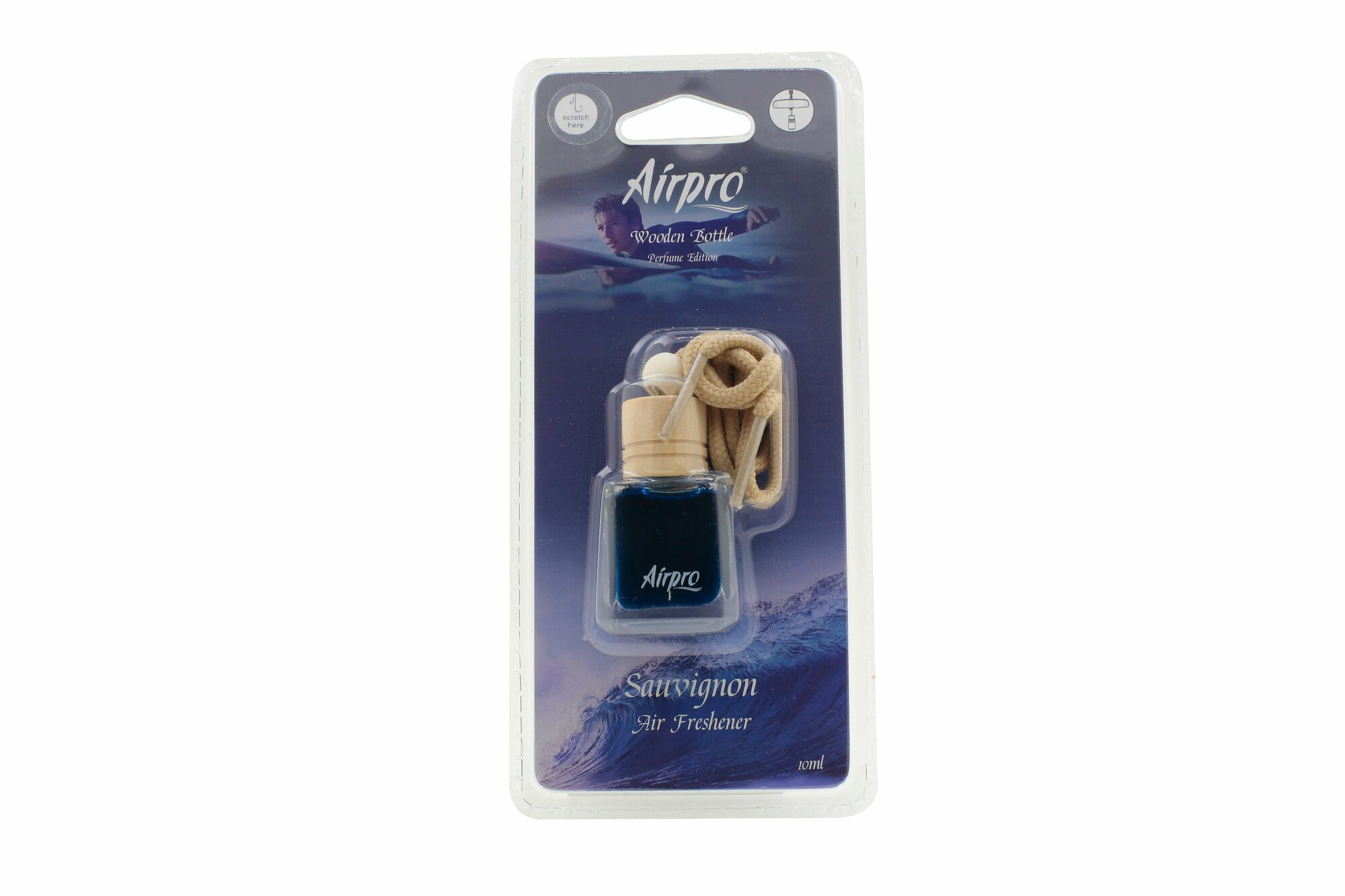 AirPro ароматизатор для автомобиля Wooden Bottle парфюм для автомобиля Air Freshener Sauvignon
