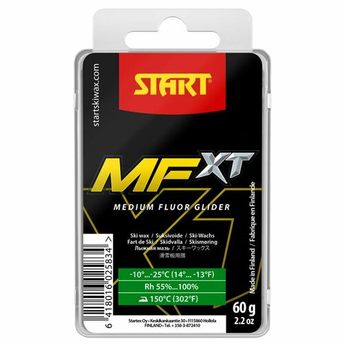 Парафин START MFXT GREEN -10.-25 60г. парафин start mfxt purple 2 8 60г